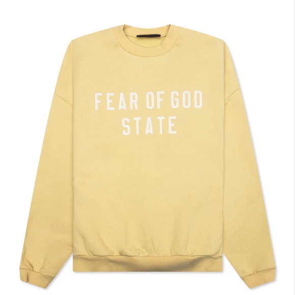 Fear of God Other - FEAR OF GOD ESSENTIALS Crewneck in Light Yellow